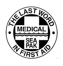 THE LAST WORD IN FIRST AID MEDICAL SEA PAK logo
