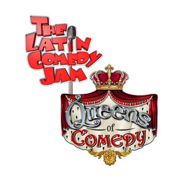 THE LATIN COMEDY JAM'S QUEENS OF COMEDY logo