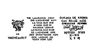 THE LAUGHING COW LA VACHE QUI RIT logo