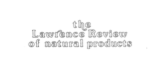 THE LAWRENCE REVIEW OF NATURAL PRODUCTS logo
