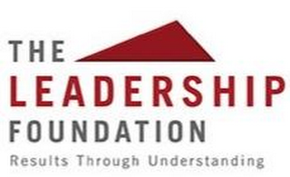 THE LEADERSHIP FOUNDATION RESULTS THROUGH UNDERSTANDING logo