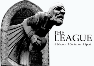 THE LEAGUE 8 SCHOOLS. 3 CENTURIES. 1 SPORT. logo