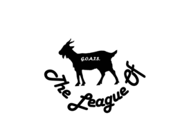 THE LEAGUE OF G.O.A.T.S. logo