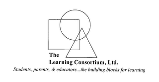 THE LEARNING CONSORTIUM, LTD. STUDENTS, PARENTS, & EDUCATORS...THE BUILDING BLOCKS FOR LEARNING logo