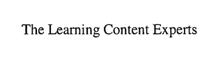 THE LEARNING CONTENT EXPERTS logo