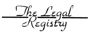 THE LEGAL REGISTRY logo