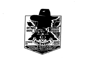 THE LEGEND OF SAINT ROMANDO SEXINESS IS NEXT TO SAINTLINESS NEW WORLD GOSPEL COWBOY PRIEST ST.R. DENIM SUPERIOR FIT HIGHEST QUALITY logo