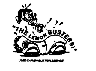 "THE LEMON BUSTERS !" USED CAR EVALUATION SERVICE logo
