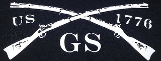 THE LETTERS "GS" AND "US"; THE NUMBERS "1776" logo