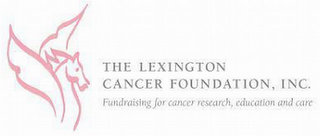 THE LEXINGTON CANCER FOUNDATION, INC. FUNDRAISING FOR CANCER RESEARCH, EDUCATION AND CARE logo