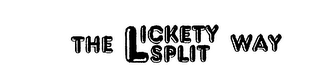THE LICKETY SPLIT WAY logo