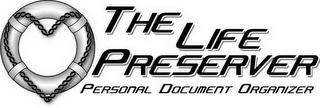 THE LIFE PRESERVER PERSONAL DOCUMENT ORGANIZER logo