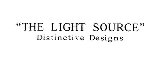 "THE LIGHT SOURCE" DISTINCTIVE DESIGNS logo