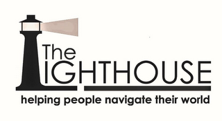 THE LIGHTHOUSE HELPING PEOPLE NAVIGATE THEIR WORLD logo