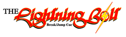 THE LIGHTNING BOLT BREAK/JUMP CUE logo