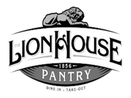 THE LION HOUSE 1856 PANTRY DINE-IN TAKE·OUT logo