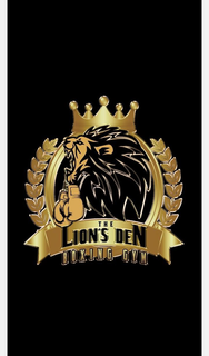THE LION'S DEN BOXING GYM logo