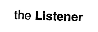 THE LISTENER logo