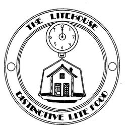 THE LITEHOUSE DISTINCTIVE LITE FOOD logo