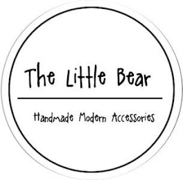THE LITTLE BEAR HANDMADE MODERN ACCESSORIES logo