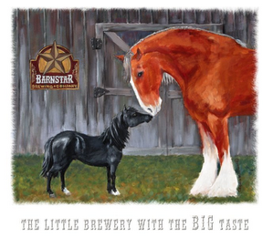 THE LITTLE BREWERY WITH THE BIG TASTE BARNSTAR BREWING COMPANY logo