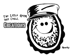 THE LITTLE GERM THAT COULD...CREATIONS, SPARKY logo