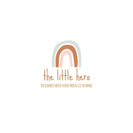 THE LITTLE HERO DESIGNED WITH YOUR MIRACLE IN MIND logo