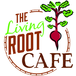 THE LIVING ROOT CAFE logo