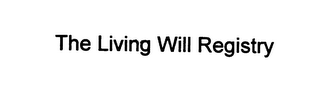 THE LIVING WILL REGISTRY logo