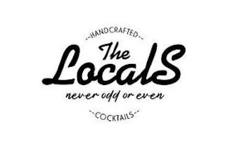 THE LOCALS NEVER ODD OR EVEN HANDCRAFTED COCKTAILS logo