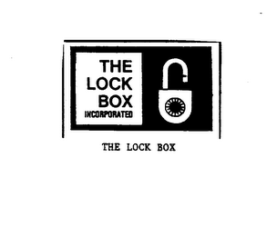 THE LOCK BOX INCORPORATED THE LOCK BOX logo