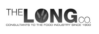 THE LONG CO. CONSULTANTS TO THE FOOD INDUSTRY SINCE 1900 logo