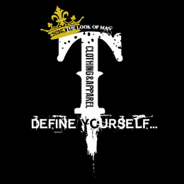 THE LOOK OF MAN CLOTHING & APPAREL DEFINE YOURSELF... logo