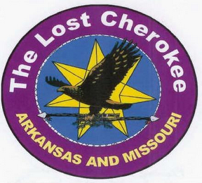 THE LOST CHEROKEE ARKANSAS AND MISSOURI logo