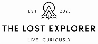 THE LOST EXPLORER EST 2025 LIVE CURIOUSLY logo