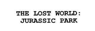 THE LOST WORLD: JURASSIC PARK logo