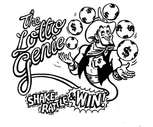 THE LOTTO GENIE SHAKE RATTLE & WIN! logo
