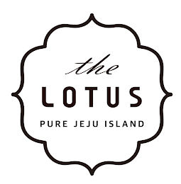 THE LOTUS PURE JEJU ISLAND logo