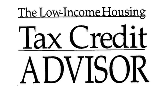 THE LOW INCOME HOUSING TAX CREDIT ADVISOR logo
