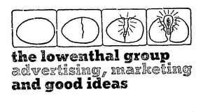 THE LOWENTHAL GROUP ADVERTISING, MARKETING AND GOOD IDEAS logo