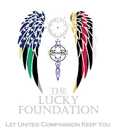 THE LUCKY FOUNDATION LET UNITED COMPASSION KEEP YOU logo