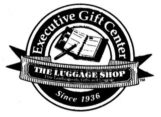 THE LUGGAGE SHOP EXECUTIVE GIFT CENTER FINE LEATHER GOODS, GIFTS AND LUGGAGE SINCE 1936 logo
