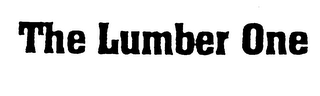 THE LUMBER ONE logo