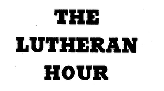 THE LUTHERAN HOUR logo