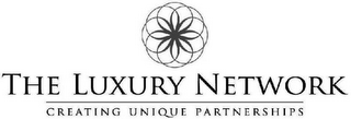 THE LUXURY NETWORK CREATING UNIQUE PARTNERSHIPS logo