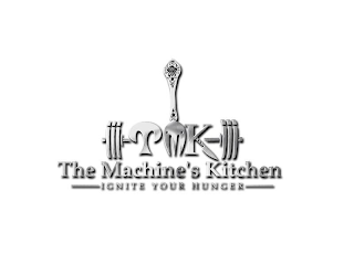 THE MACHINE'S KITCHEN TMK - IGNITE YOURHUNGER- logo