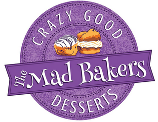 THE MAD BAKERS CRAZY GOOD DESSERTS logo