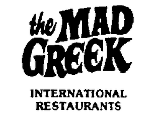 THE MAD GREEK INTERNATIONAL RESTAURANTS logo