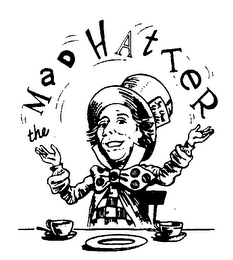 THE MAD HATTER IN THIS STYLE logo