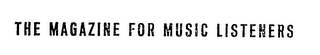 THE MAGAZINE FOR MUSIC LISTENERS logo